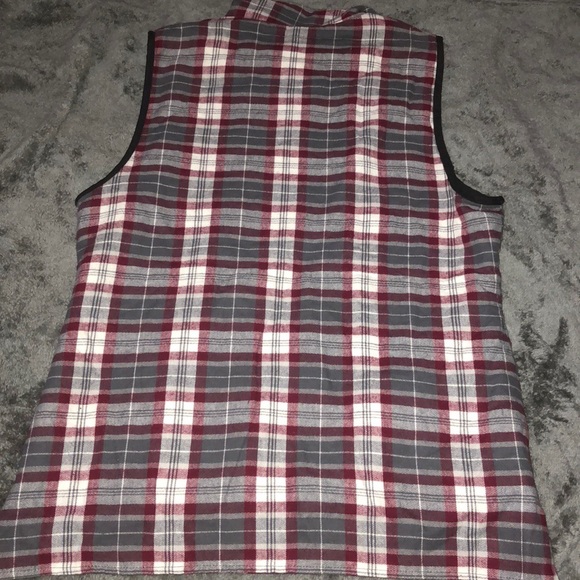 Plaid Winter Vest - Picture 4 of 4